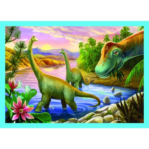 Puzzle Dinozaury 4w1 4w1 el. Trefl (34609) Puzzle Dinozaury 4w1 4w1 el. Trefl (34609)