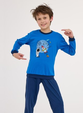PIŻAMA BOY YOUNG 966/176 GALAXY 158-164 niebieski